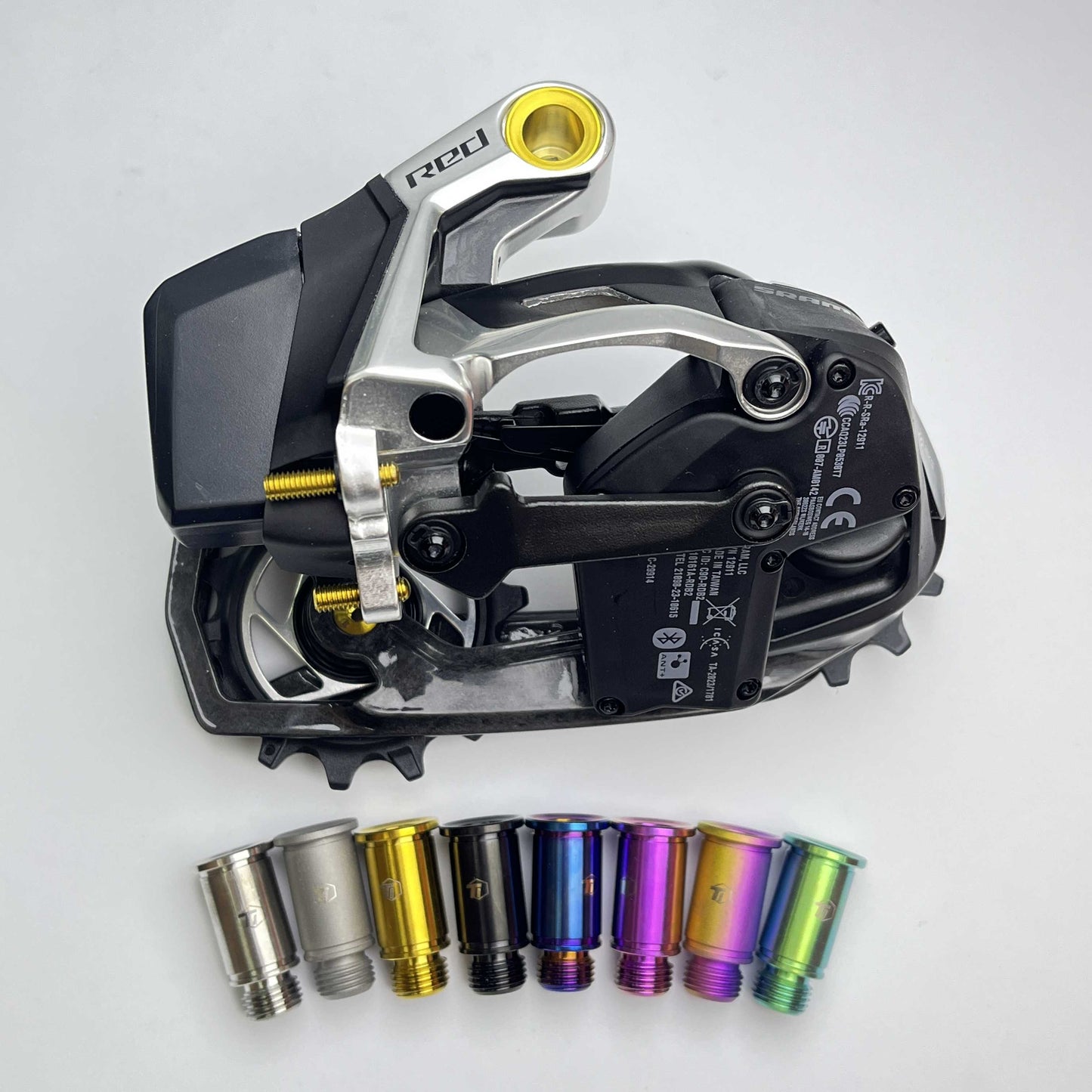 Ti-Parts SRAM Rear Derailleur(RD) Pivot Axle | Red/Force AXS E1