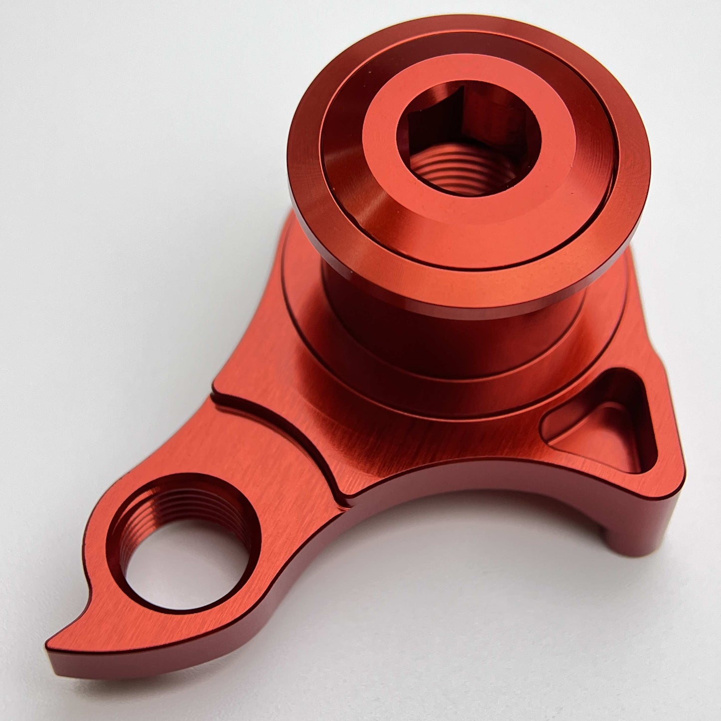 TiParts LITE UDH SRAM rear derailleur hanger red