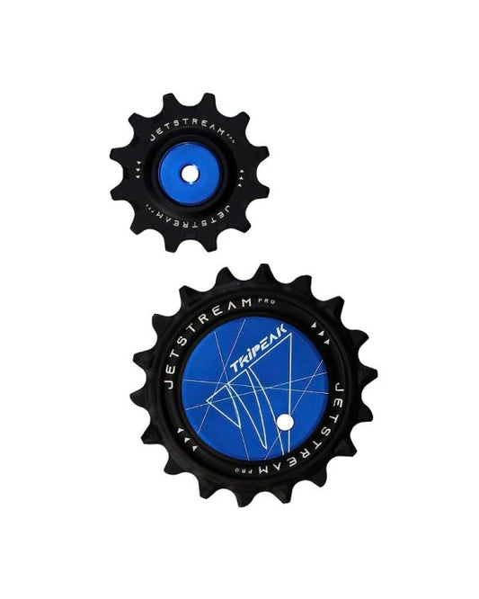 TRiPEAK Jetstream Pro AERO Ceramic Pulley Wheel 12T/18T | 12s Shimano Dura-Ace/Ultegra, SRAM Red/Force E1 | Aero Asymmetric Oversized Pulley Wheel (AOPW) OSPW