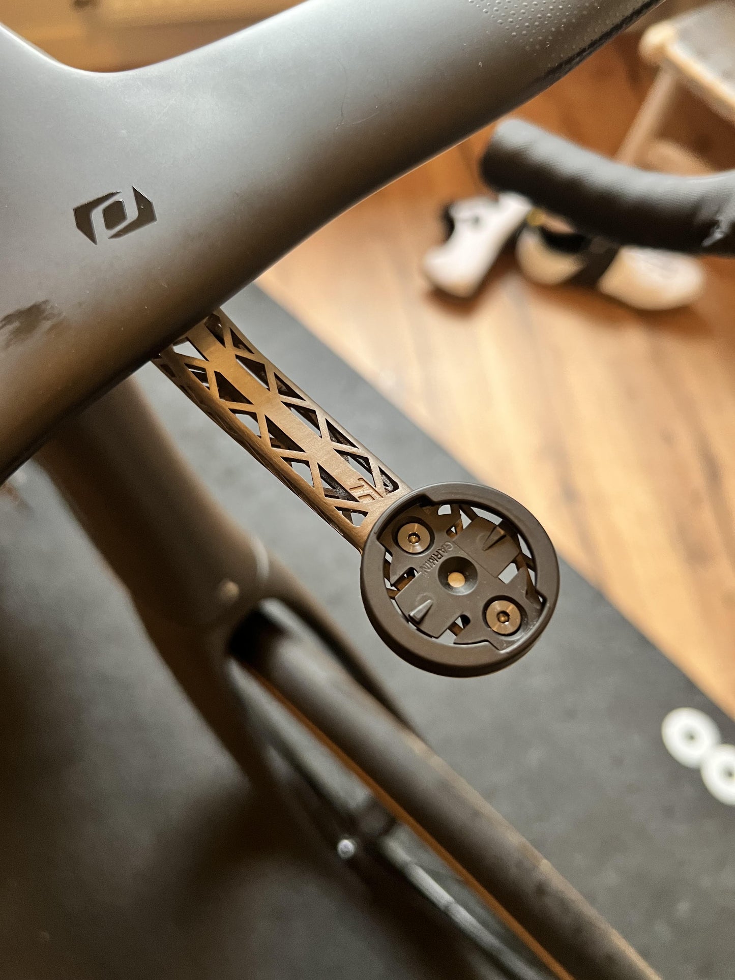 Syncros Creston iC SL (Aero) 3D-Druck Titan Computerhalterung | Scott Foil/Addict RC 2022/23 | Garmin Wahoo Bryton