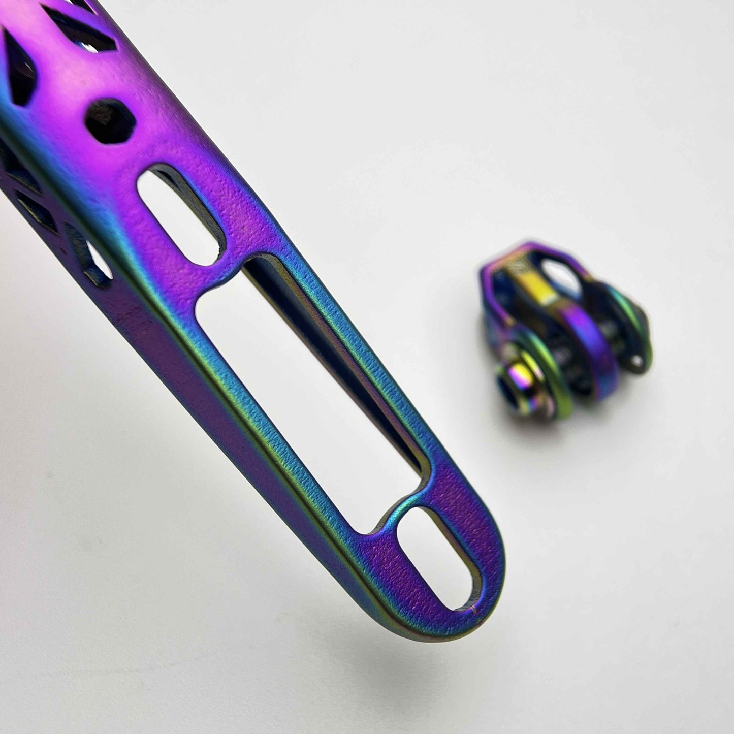 Manillar de carbono Wilier Filante SLR con soporte para ciclocomputador impreso en 3D de titanio | Garmin Wahoo Bryton | Serie Team