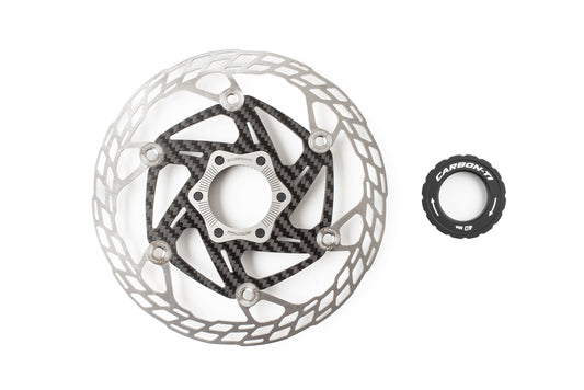 Carbon-Ti X-Rotor SteelCarbon 3 Centerlock Disc Brake Rotors | 160/140mm | from 86g