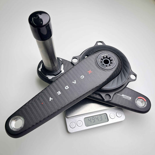 XCADEY Ventus – Biela de carbono con potenciómetro Xpower