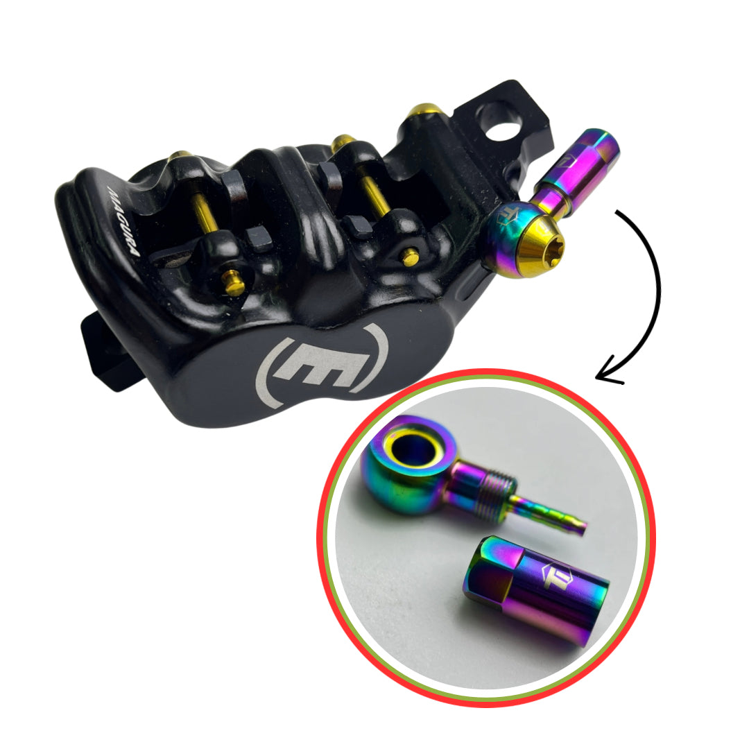 Magura Brake Caliper Titanium Hose Connector Bolt | MT4 MT5 MT TRAIL SL MT5e MT7 MT8 CT4 FM CT5 Ti-Parts Screw