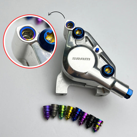 Titanium Bleed Port Screw | SRAM Red Force E1 AXS Brake Caliper