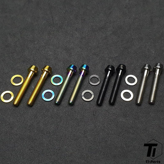 Boulon long en titane pour tige d'unité principale | Vis longue pour support de compteur Garmin Wahoo | Vis en titane grade 5 Singapour