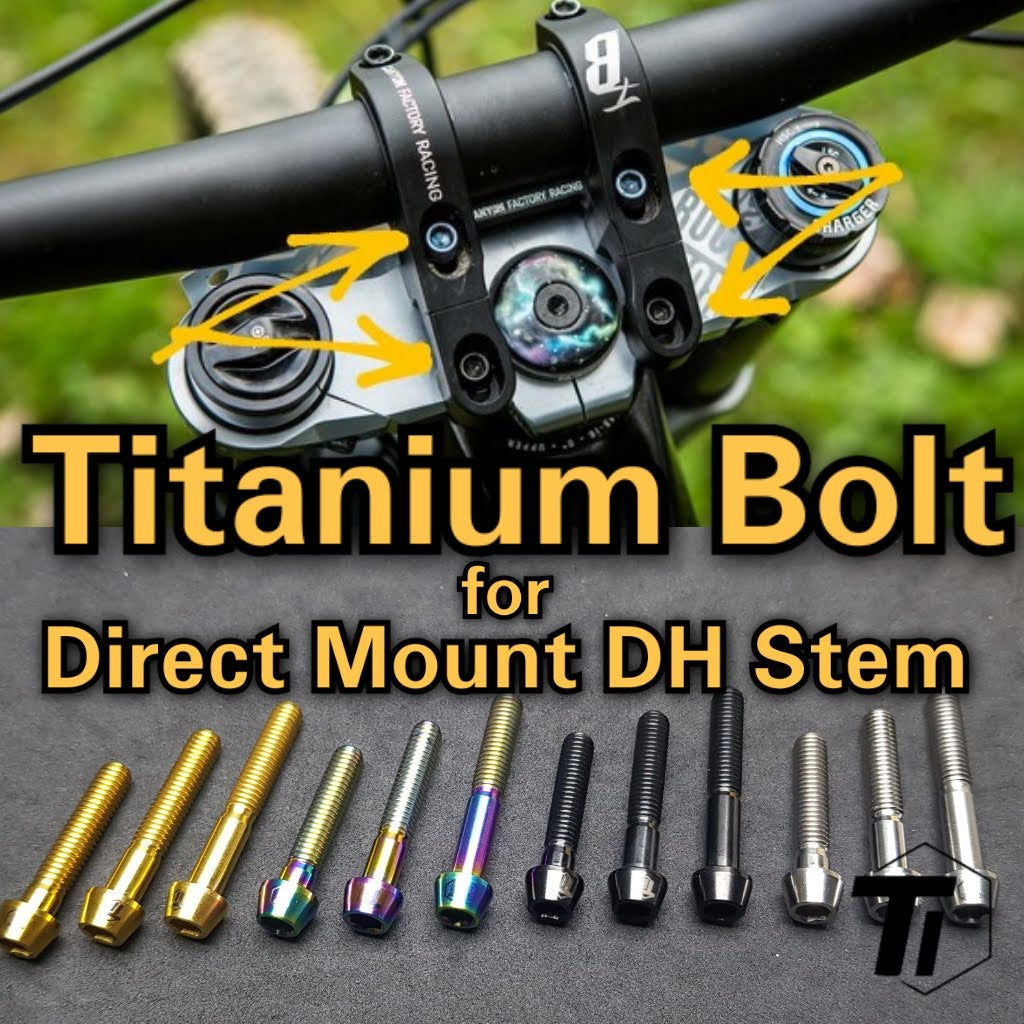 Titanium Bolt for Direct Mount Stem | Deity Micro Intake 35 Rental Integra II Race Face Atlas 35 Spank Spike Director 2
