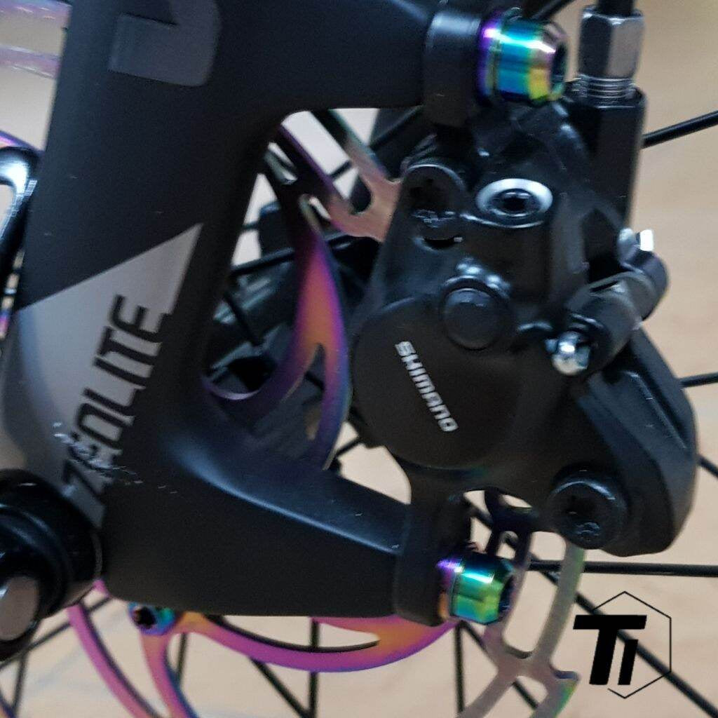 Baut Titanium untuk Kit Peningkatan Baut Titanium Volck Zeolite Sava Z1 Sekrup Titanium Sepeda Gunung Kelas 5 Singapura