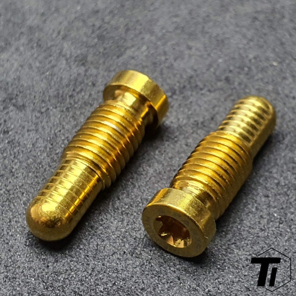 Titanový Magura knoflík pro nastavení dosahu zdvihu, šroub, vylepšení | Tlačná tyč, MT4, MT5, MT7, MT8, brzda MTB, skládací šroub pro Birdy kotouč