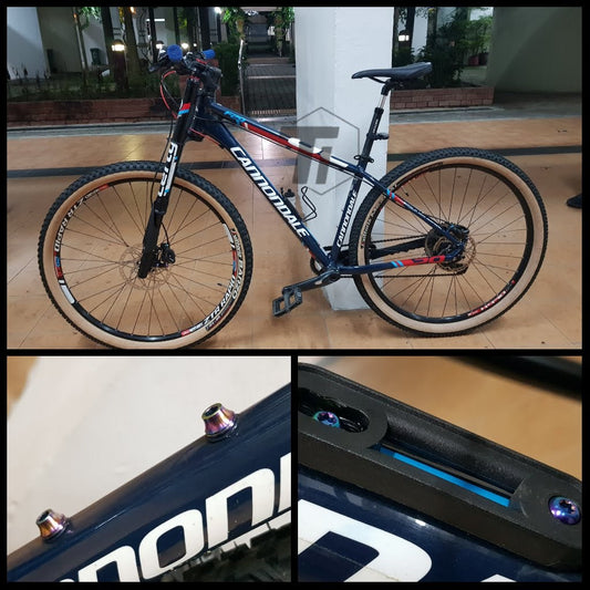 Λύσεις αναβάθμισης μπουλονιών τιτανίου Cannondale F29 Lefty πιρούνι Titanium Screw Bicycle Singapore Supersix Evo Hooligan