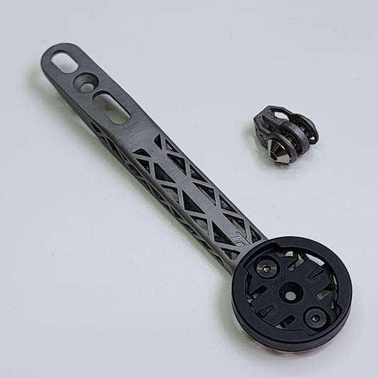 Držák Shimano PRO Vibe EVO Titanium pro 3D tisk na počítač | Integrovaný držák světla do kokpitu řídítek pro kameru GoPro pro Garmin 1050 Wahoo Ace