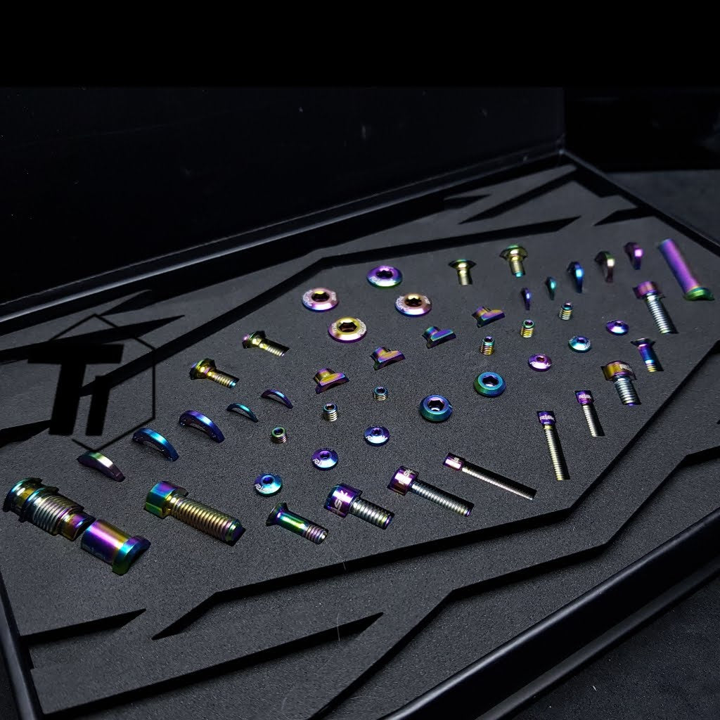 Sada pro upgrade titanových šroubů Shimano Dura-Ace/Ultegra/105 R9100, R8000, R7000