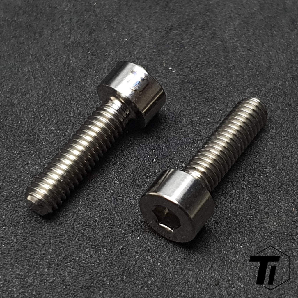 โบลท์ไทเทเนียมสำหรับแฮนด์แบบรวมติดมิเตอร์ | Garmin Wahoo Dropbar แอโรบาร์ | แคนยอน Enve FSA Vision Zipp Deda XXX