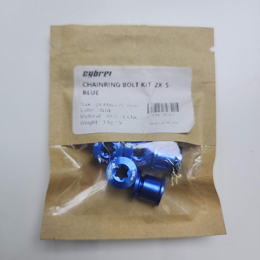 CYBREI Chainring Bolt Kit | 1X/2X, Aluminium 7075