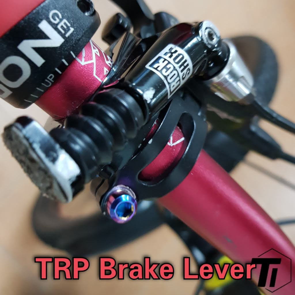 Titanový šroub pro objímku brzdové páky TRP | DH-R EVO Q2.3 SE Trail EVO QUADIEM G Spec | TRP brzda MTB | Titanový šroub