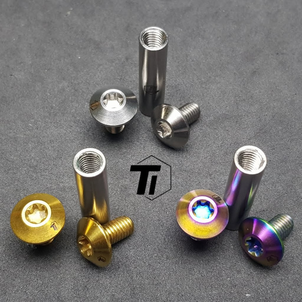 Titanium Rear Shock Pivot Bolt kit | Rockshox Fox Ohlins Manitou Flip Chip Titanium Screw Bicycle MTB Grade 5 Singapore