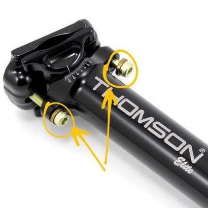 M5 Titanium Saddle Clamp Bolt (Curved Head) | Increase Saddle Angle Flexibility!