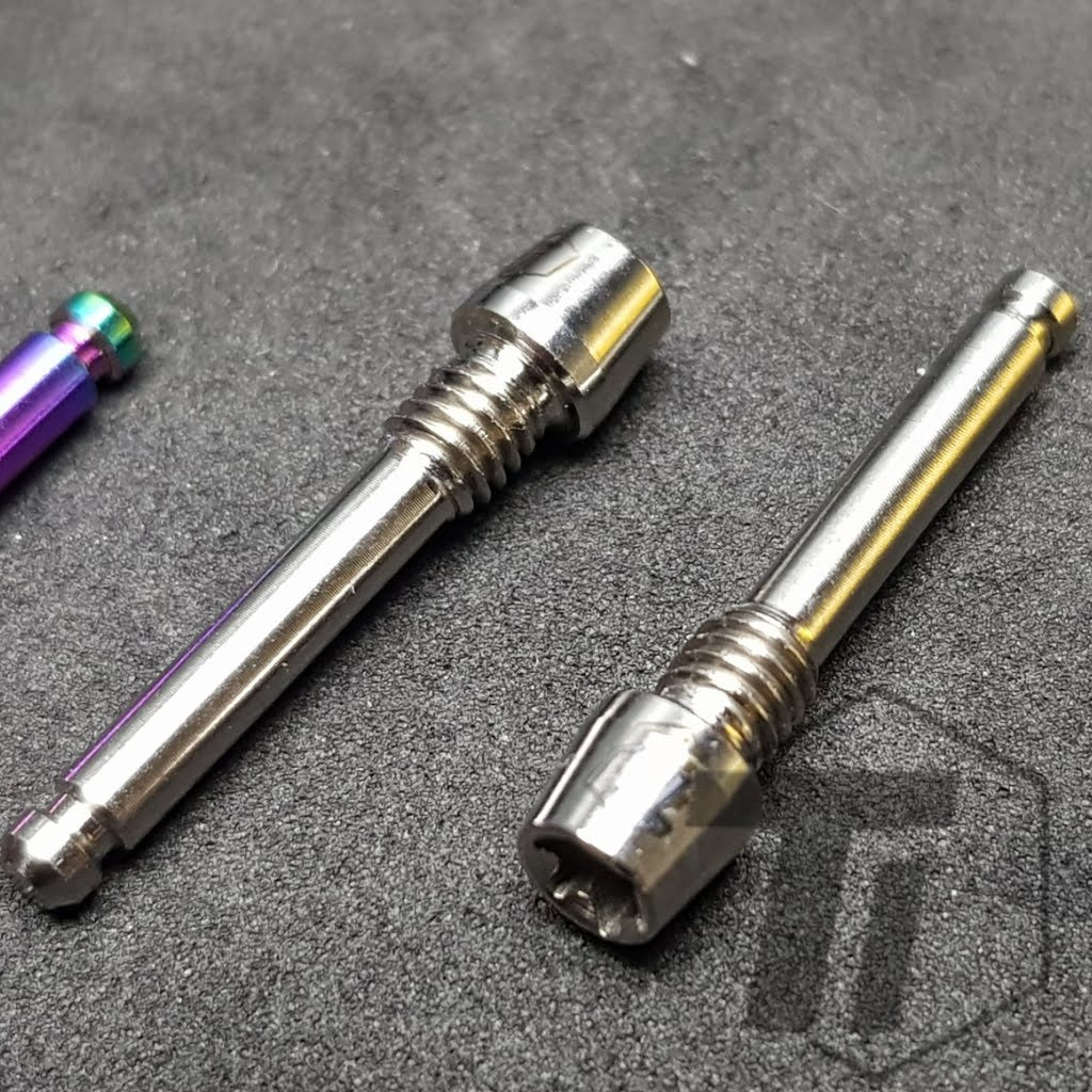 حامل دبوس وسادة الفرامل المصنوعة من التيتانيوم لسلسلة SRAM Guide Code Avid Elixir ER E5 E7 E9 X0 XX