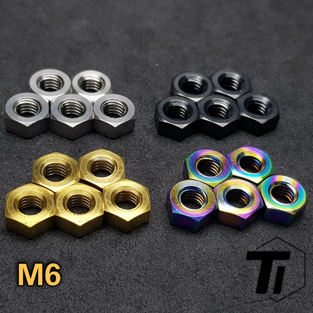 Titanium Nut M3 M4 M5 M6 M8 M10 | Grade 5