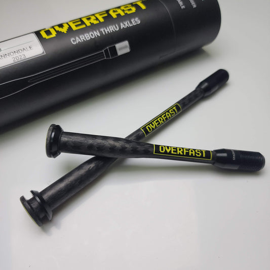 OVERFAST Carbon Thru Axles for Cannondale 2023 Supersix Evo Gen4 – Ultralight Road Disc Axle | 950kgf Strength