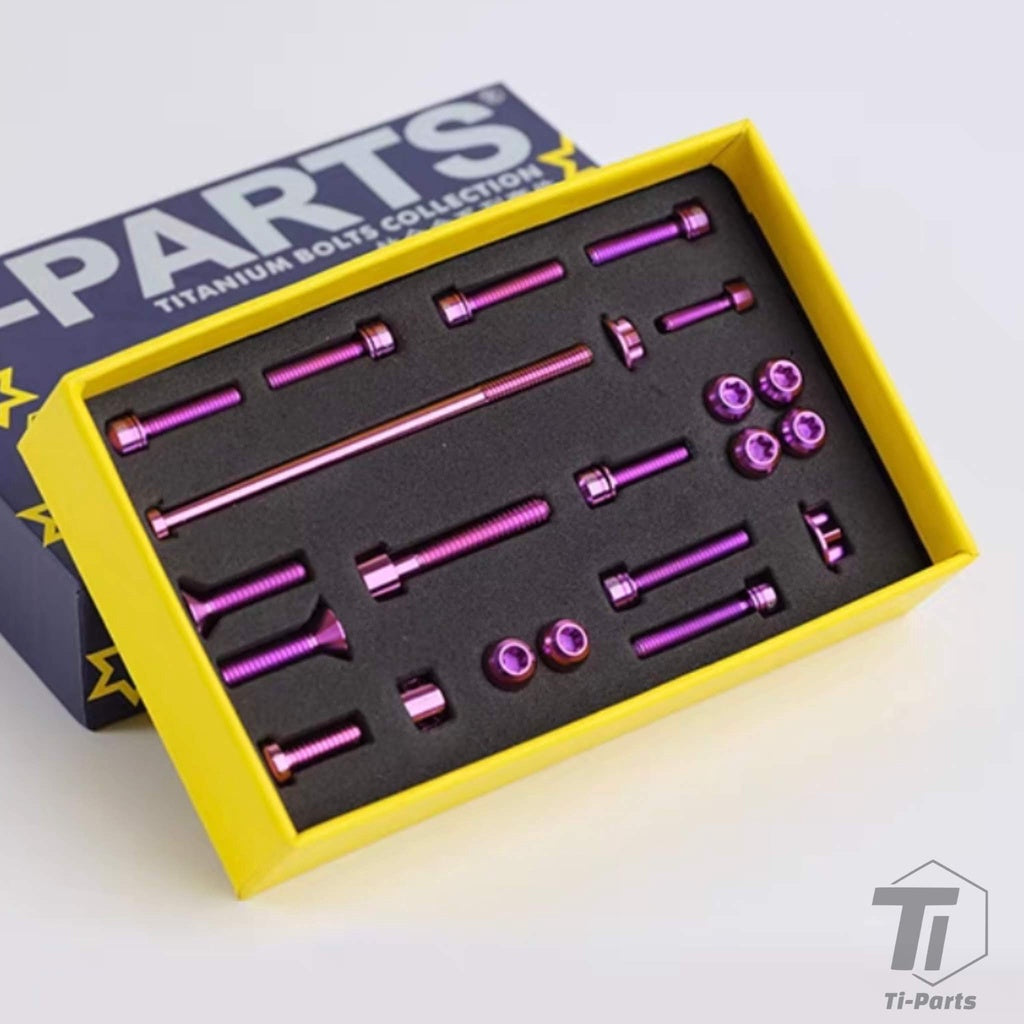 티타늄 버디 업그레이드 키트 | 티타늄 볼트 나사 접이식 자전거 GT R20 뉴 클래식 시티 투어링 플러스 롤로프 JK11 Ridea11