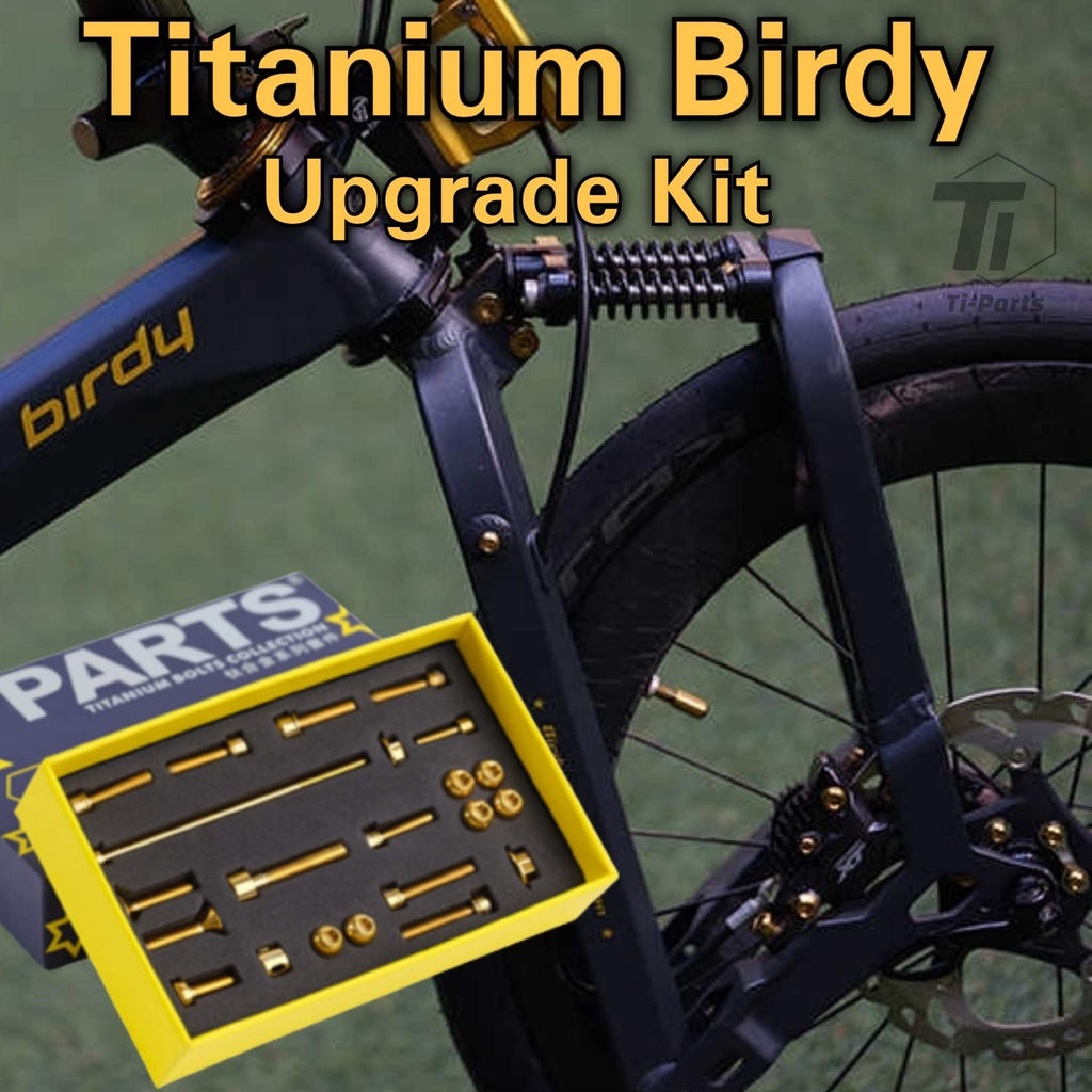 Titanium Birdy Upgrade Kit Titanium Bolt Screw Folding bike GT R20 N Ti Parts Titanium