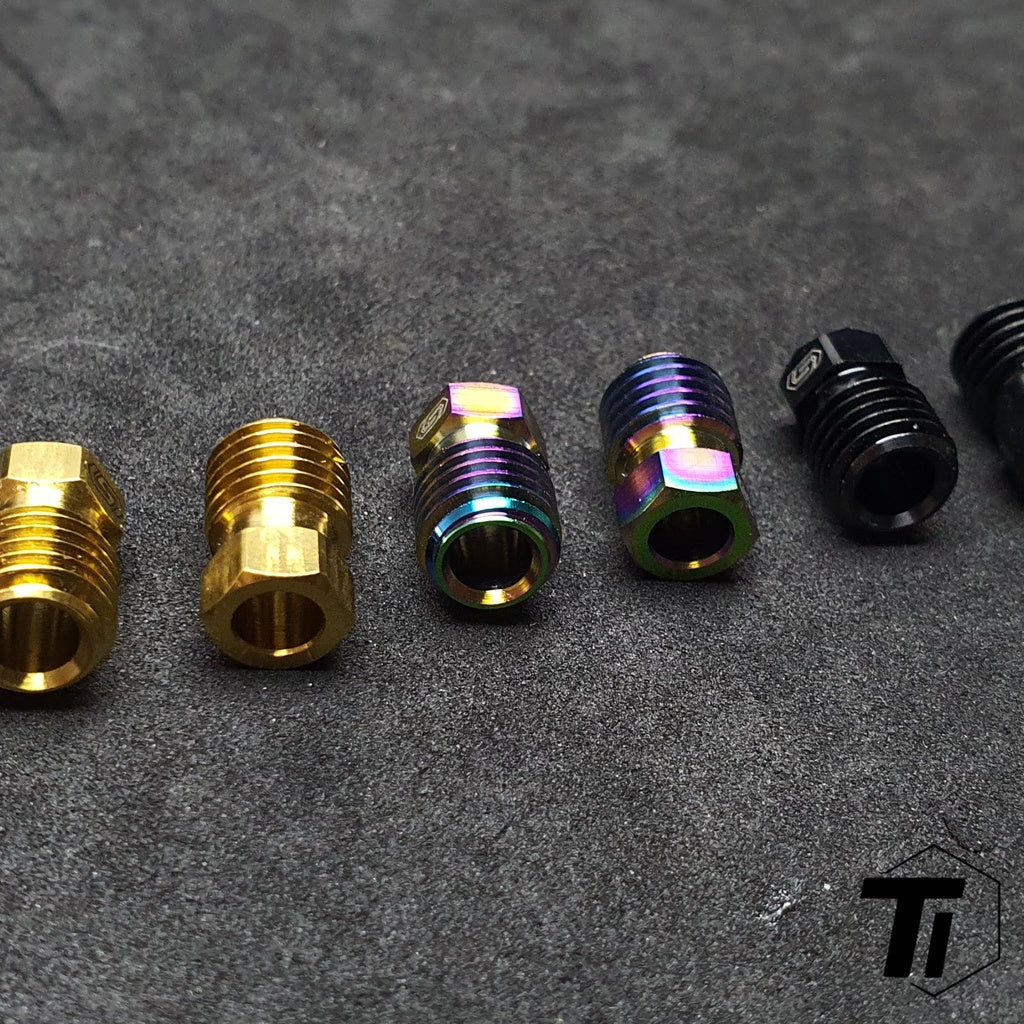 Magura Titanium Hose Sleeve Nut | Compression Nut Fitting | MT4 MT5 MT TRAIL SL MT5e MT7 MT8 CT4 FM CT5 Ti-Parts Screw