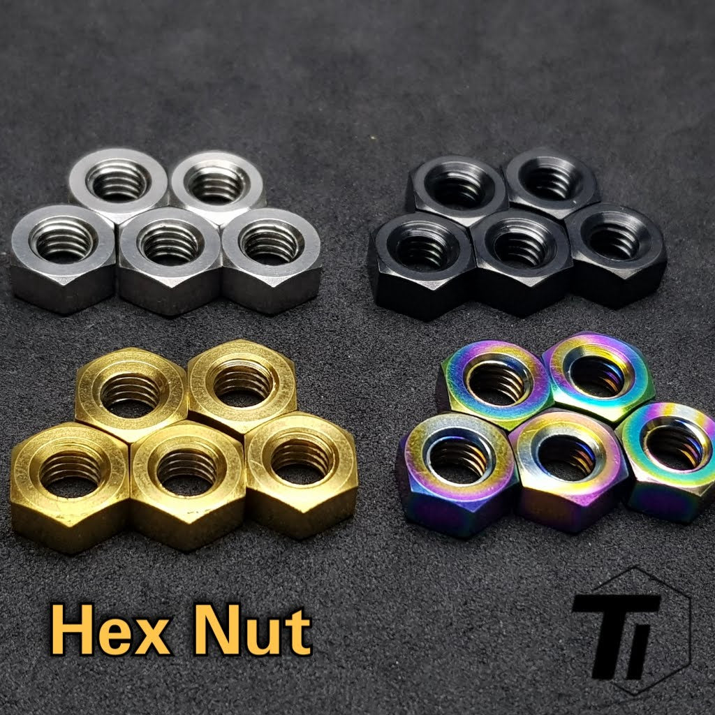 Titanium Nut M3 M4 M5 M6 M8 M10 | Grade 5
