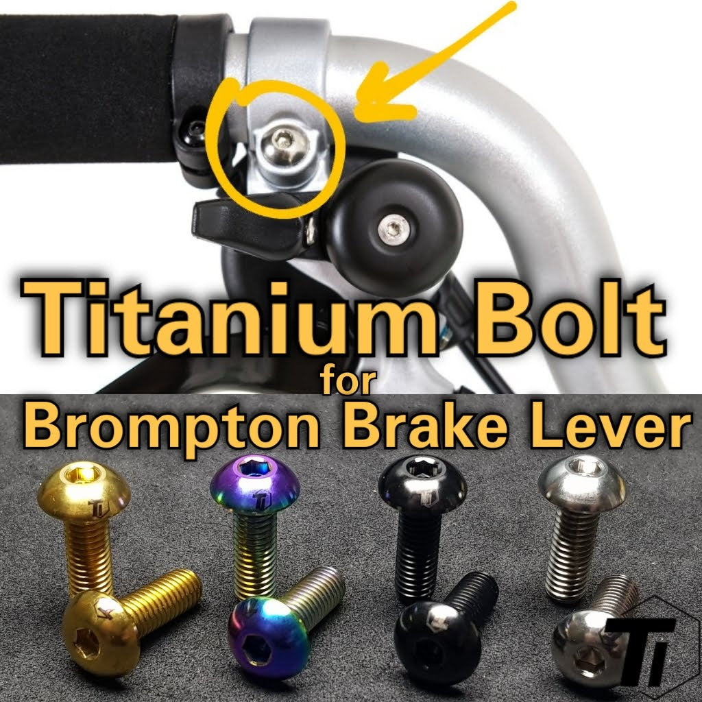 Baut Titanium untuk Penjepit Tuas Rem Brompton | T-Line A-Line C-Line P-Line aceoffix b75 Pikes Birdy Royale Camp