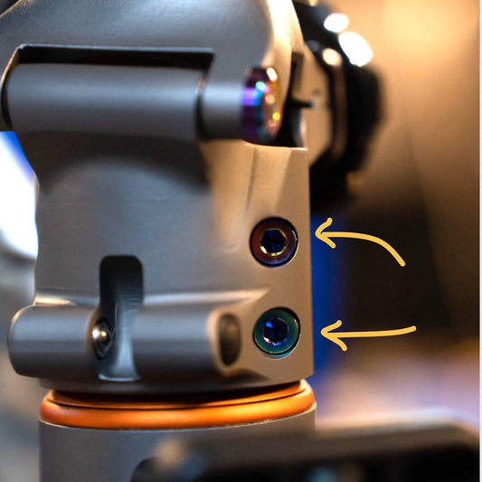 برغي تيتانيوم لساق T-Line | برومبتون | برغي تيتانيوم ممتاز من الدرجة الخامسة، سنغافورة