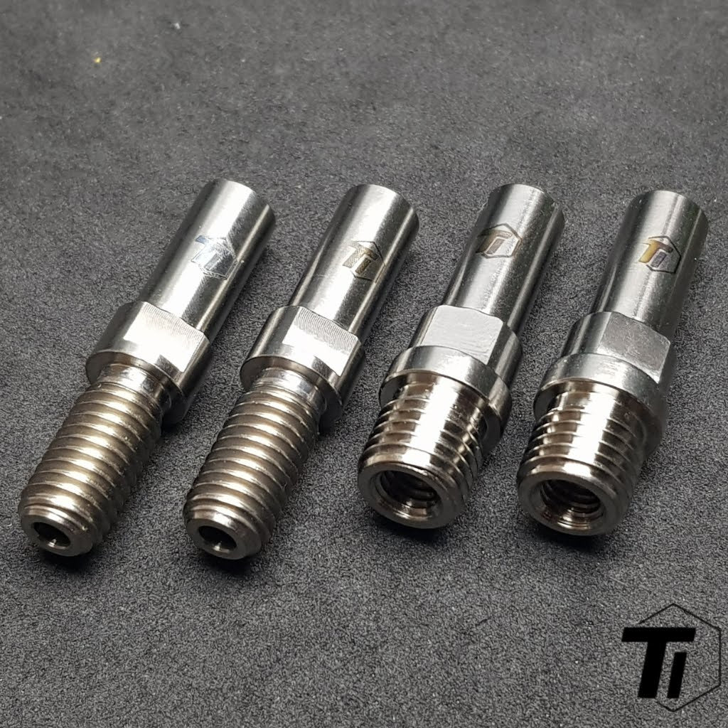 Titanium Mount for V-Brake Caliper adapter Boss Stud | Cantilever M8 M10 Post Mount Litepro Foldie Folding Bike 406 451