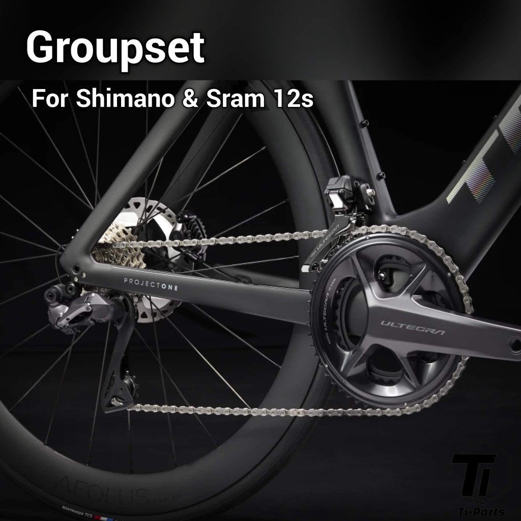 Trek Madone Gen7 SLR SL | MY2024 用チタンアップグレード | グレード5チタンボルトスクリュー シンガポール