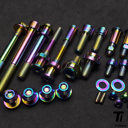 Titanium P-Line C-Line Upgrade Kit | Titanium Bolt for Brompton P-Line C-Line A-Line CHPT3 | 3sixty Aceoffix Pikes Royal