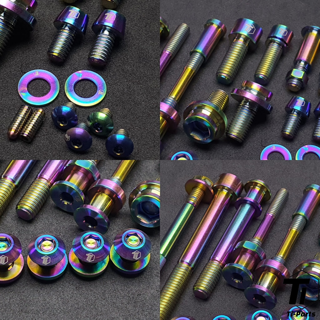 Titanium P-Line C-Line Upgrade Kit | Titanium Bolt for Brompton P-Line C-Line A-Line CHPT3 | 3sixty Aceoffix Pikes Royal