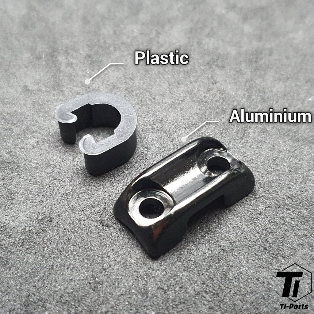 Aluminium Cable Holder C clip | Frame cable hose holder | For Brake Shifter Cable Hose | Steel Aluminium Roadbike Gravel