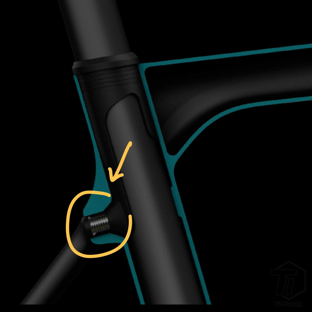 สกรูหลักอานไทเทเนียม Canyon GP7024-01 | Ultimate/Endurace/Grail/Grizl/Roadlite/Pathlite