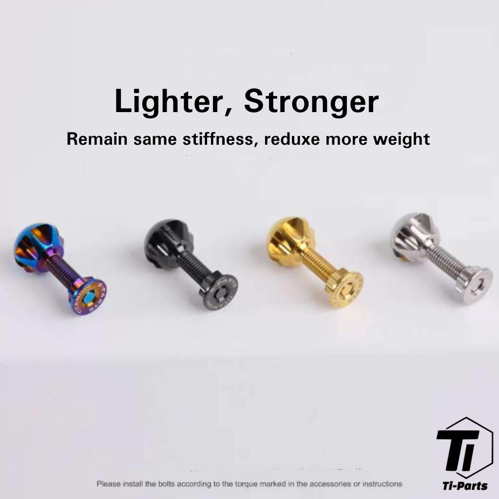 Bộ chặn bánh xe Birdy Titanium | Bộ cố định bánh trước và bánh sau Ti-Parts Ridea H&H | Titanium cấp 5 Singapore