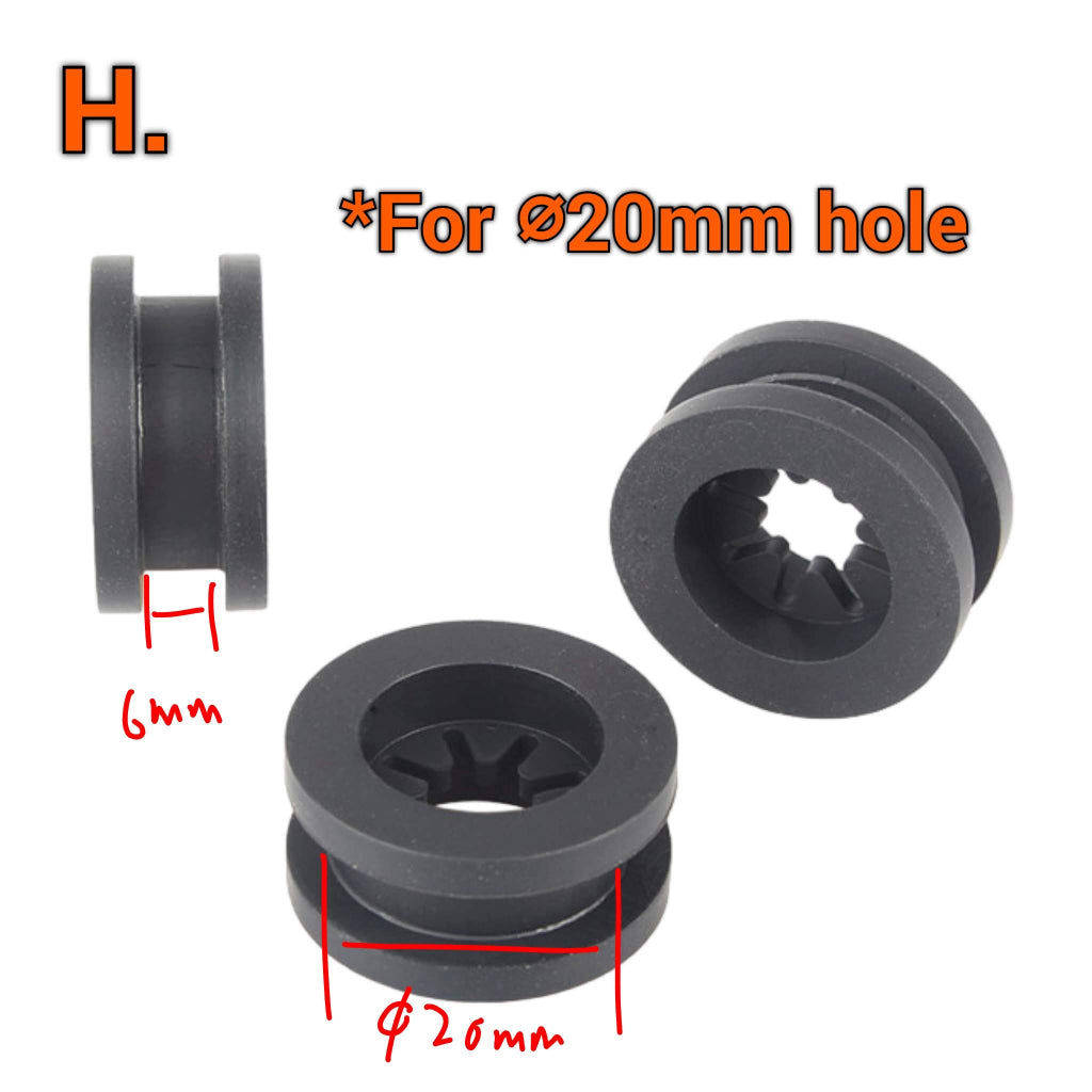 バイクフレームソフトラバーシールカバー | Di2 ブレーキ シフター ケーブル ガイド |ロードバイク MTB フレーム穴カバー ジャイアントトレック スペシャライズド