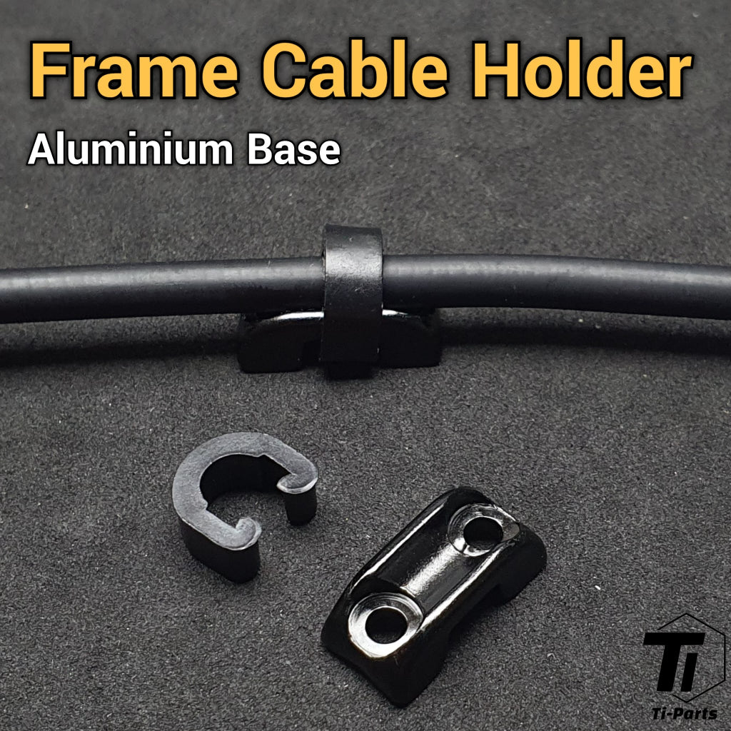 kabelhalter fahrradrahmen Aluminium-Kabelhalter mit C-Klemme | Rahmenkabelhalter