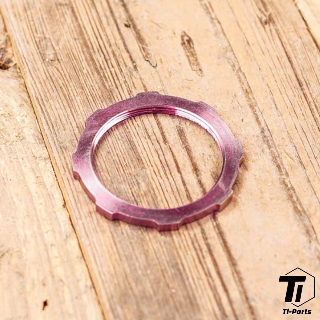 Titanium Campy Centerlock リング for BORA Ultra WTO Fulcrum Hyperon Shamal ホイールセット | カンパニョーロ カーボン レーシング ゼロ | グレード 5 チタン