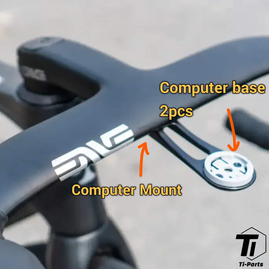 مسمار تيتانيوم لمقود دراجة Enve SES AR IN-ROUTE المتكامل من قطعة واحدة Tour De France Pogacar | برغي تيتانيوم من الدرجة الخامسة