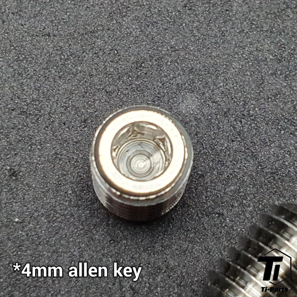 Hoofdstuk 2 RERE/KOKO Titanium zadelpenklem/wigschroef