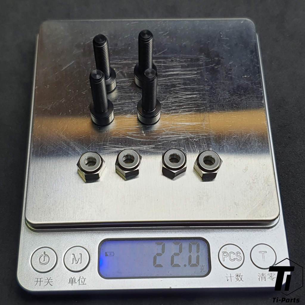 Kit de mejora de pernos de titanio para casco táctico | Antióxido | Tornillo de titanio de grado 5