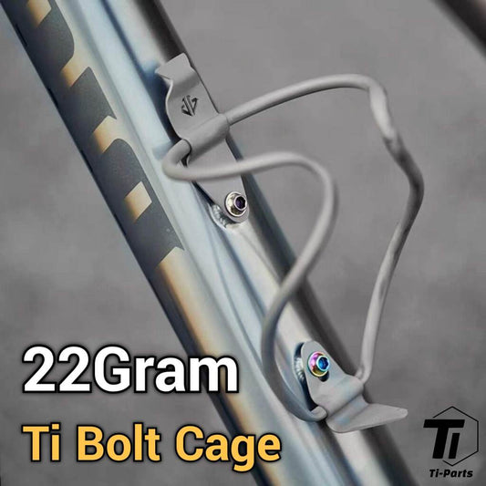 Titanium Bottle Cage | 25g Thick & Hollow | 22g Slim & Solid