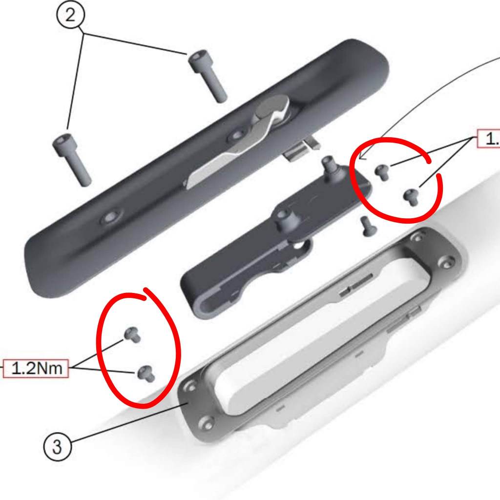 トレック ドマーネ SL SLR MY23 | Gen4 AXS デュラエース用 チタンアップグレードキット | グレード5 チタンボルト スクリュー シンガポール