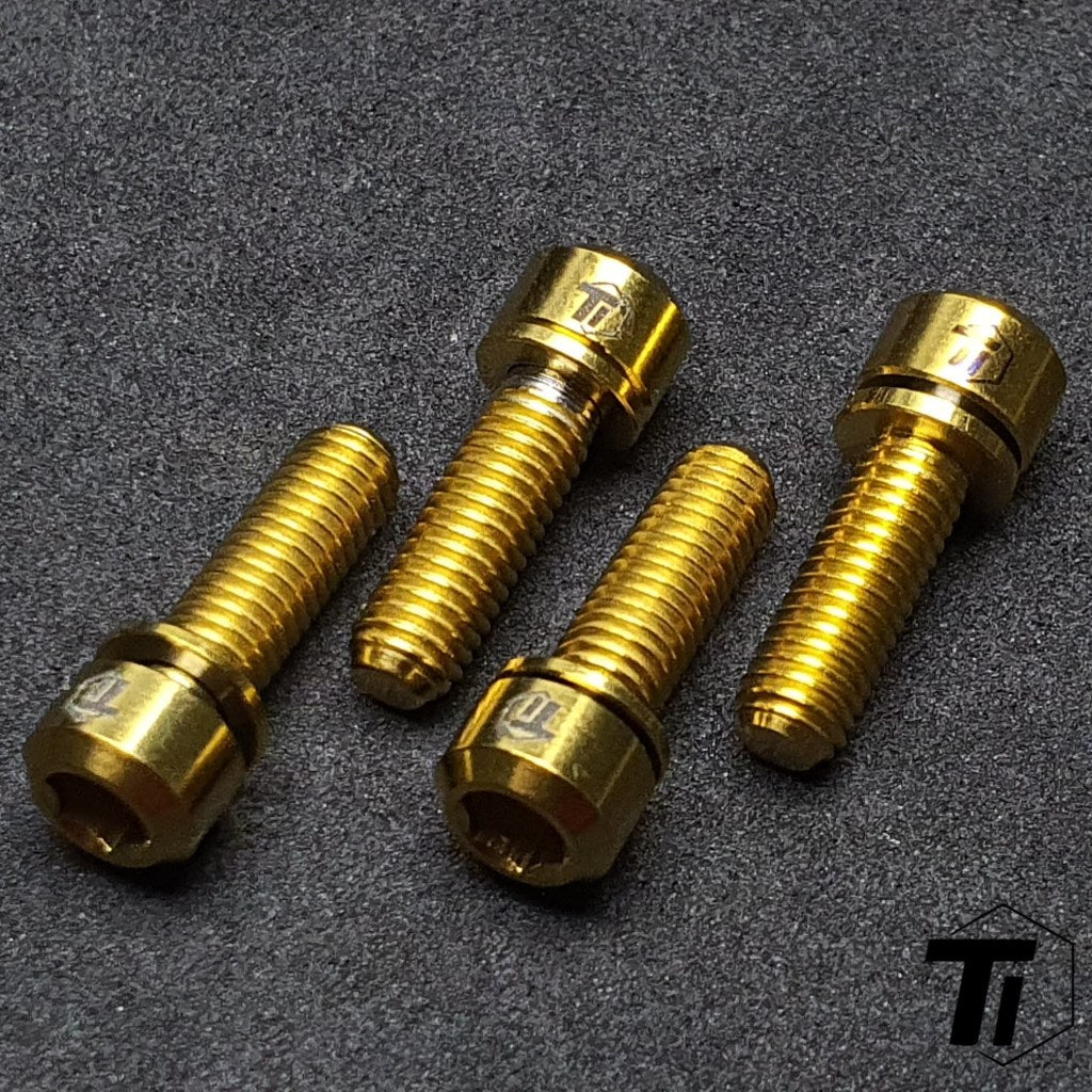 MOst Tiger Alu kormányszárhoz való titán csavar | Pinarello kormányszár | 5. osztályú titán csavar Szingapúr