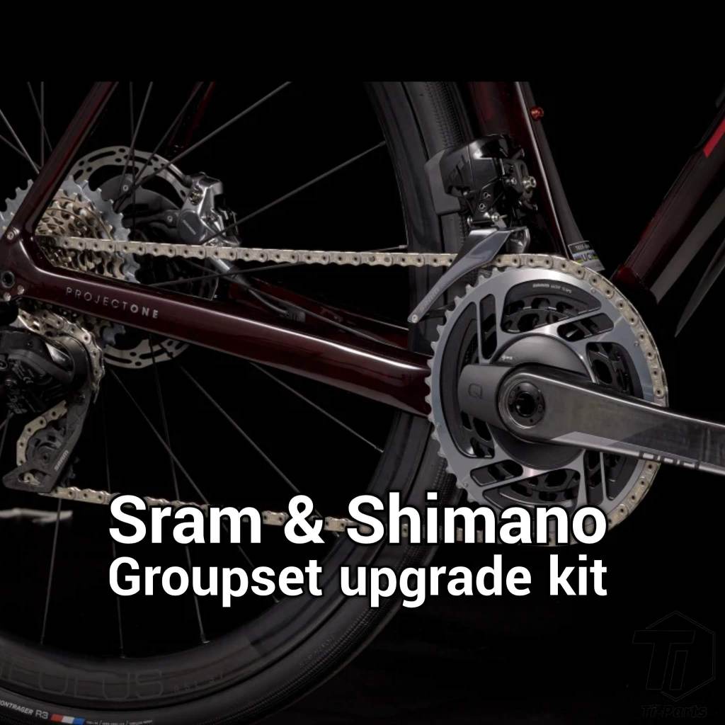 トレック ドマーネ SL SLR MY23 | Gen4 AXS デュラエース用 チタンアップグレードキット | グレード5 チタンボルト スクリュー シンガポール