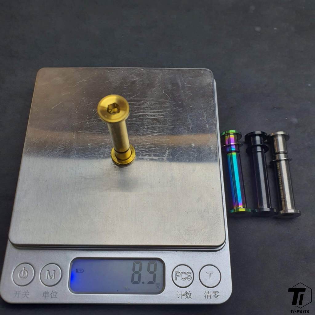 Titanium Shimano PRO Vibe Di2 Side Clamp Bolt | Pro Saddle Sideclamp Seatpost Clamp Screw Kit | Maintenance Screw Nut