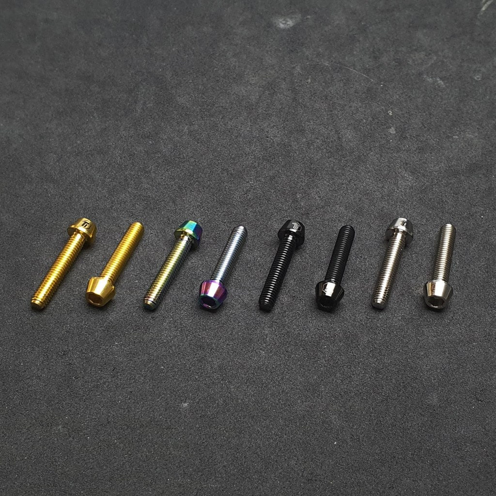 Abrazadera de palanca de freno Sram MTB de titanio | Para Ultimate Level T Code R RSC Guide RS G2 Code Tiparts | Tornillo, tuerca, mantenimiento