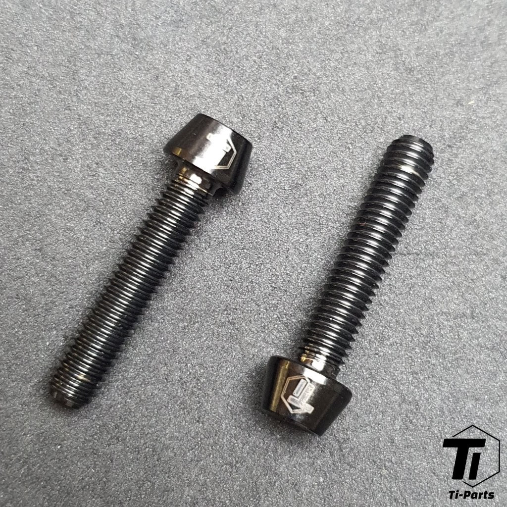 Abrazadera de palanca de freno Sram MTB de titanio | Para Ultimate Level T Code R RSC Guide RS G2 Code Tiparts | Tornillo, tuerca, mantenimiento